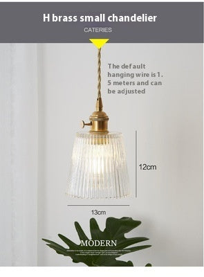 Chandelier Personality Creative Brass Single Head