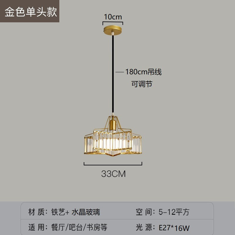 Crystal Sun Modern Pendant Light