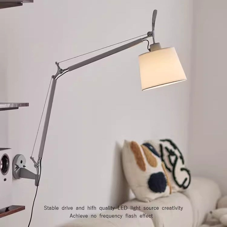 Straw Hat Girl Creative LED Restaurant Aluminum Wall Lamp