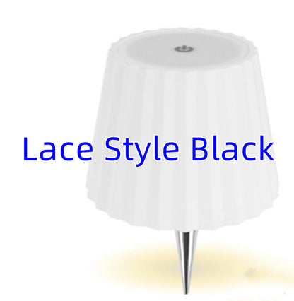 High Foot Aluminum Decorative Restaurant Small Night Lamp