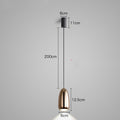 Lámpara colgante LED de hierro moderna con control remoto