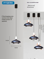 Lámpara Colgante Nórdica LED Ajustable para Cabecera
