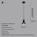 Modern Black Metal Pendant Lamp