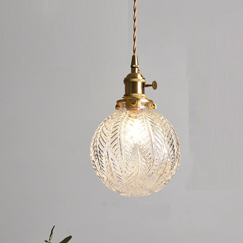 Crystal Glass Vintage Pendant Light - Nordic Droplight