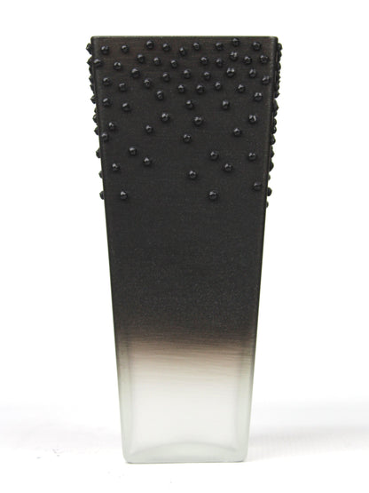table black art decorative glass vase 7011/250/sh350.4