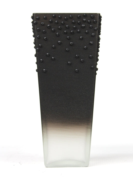 table black art decorative glass vase 7011/250/sh350.4