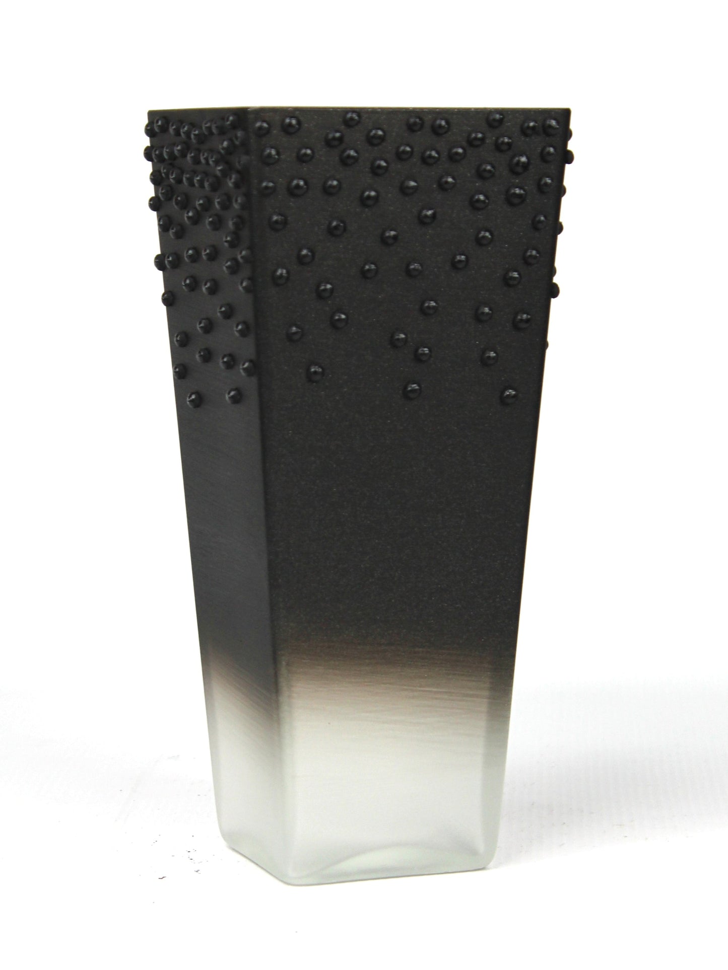 table black art decorative glass vase 7011/250/sh350.4