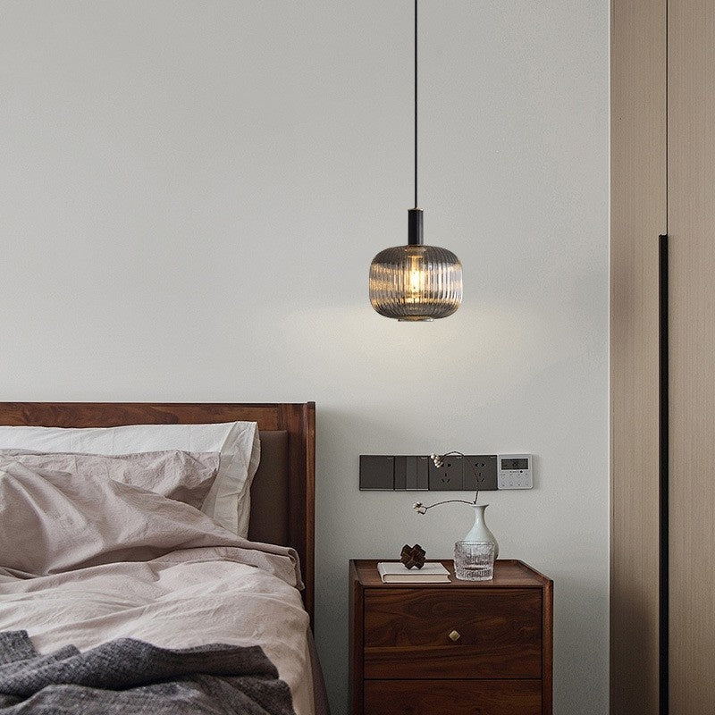 Modern Minimalist Glass Single Pendant Light