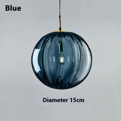 Simple Water-wave Glass Ball Creative Chandelier