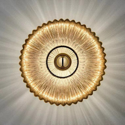 French-style Mid-ancient Bauhaus Glass Wall Lamp