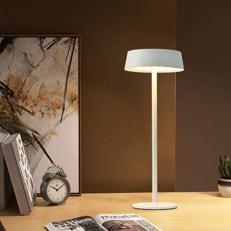 High Foot Metal Mushroom Lamp Cafe Atmosphere USB Charging Touch Lamp