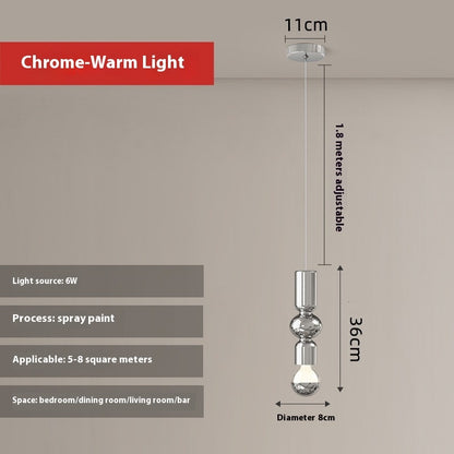 French Cream Style Bedroom Bedside Chandelier