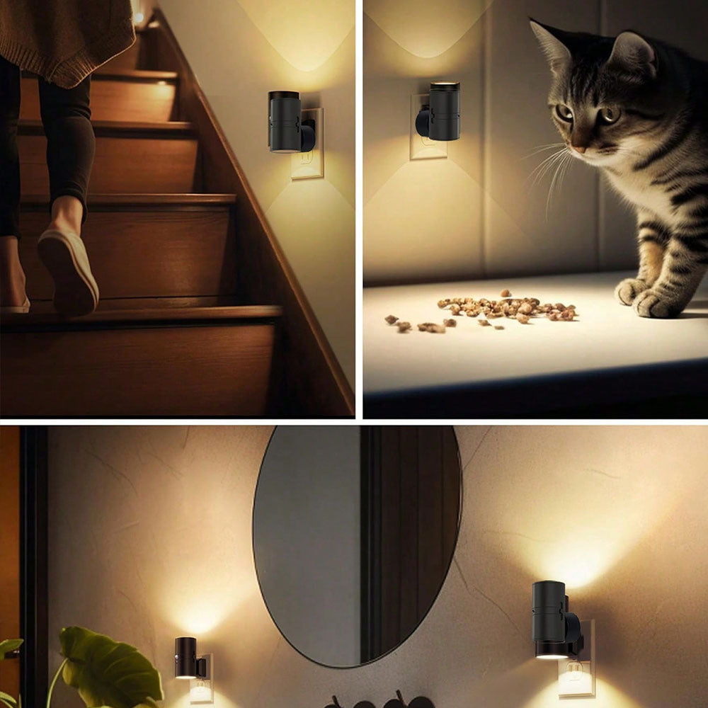 LED Wall-mounted Adjustable Brightness Soft Kitchen Corridor Bedroom Stairs Small Night Lamp