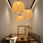 Zen Pastoral Pendant Light Minimal Tea Room