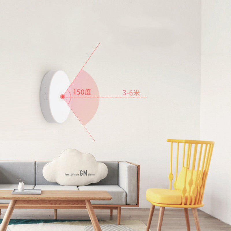 Human body induction Nightlight intelligent wall lamp USB charging bedside table lamp