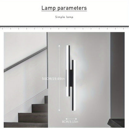 Adjustable Dimmable LED Wall Light 24W Acrylic Shade