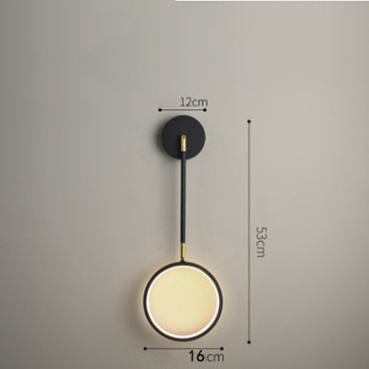 Nordic Creative Living Room Background Wall Lamp With Spotlights