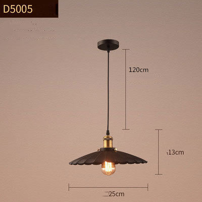 Vintage Iron Chandelier Shopping Mall Restaurant Black