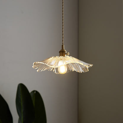 Japanese Glass Dining Room Bedside Chandelier Corridor Light Ceiling Lamp