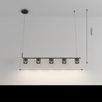 Modern Iron Pendant Light Multi-Head Dining Chandelier