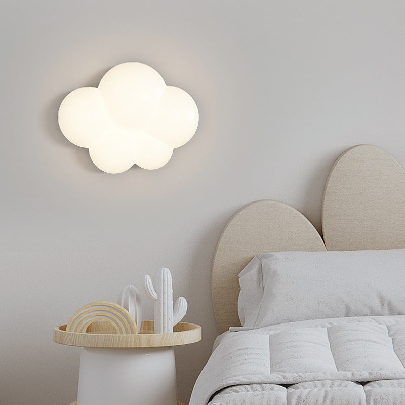 Full Spectrum Three-color Living Room Aisle Light Stylish And Personalized Cute Cloud Water Drop Shape Lamps
