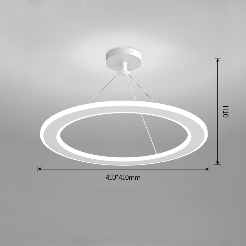 Modern Iron Circular LED Ceiling Chandelier