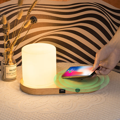 Creative Wireless Mobile Phone Charging Desk Lamp