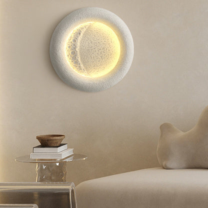 Cream Style Modern Moon Light Master Bedroom Study Ceiling Light