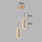 Zinc Alloy Acrylic LED Pendant Light - Minimalist