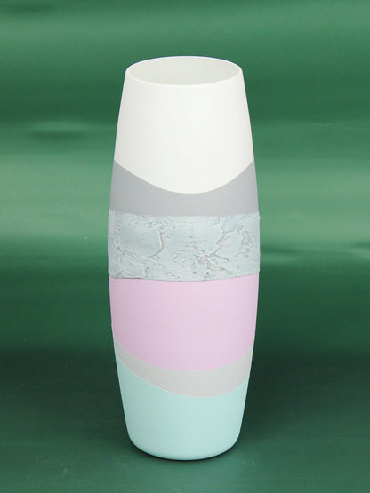 table gray art decorative glass vase 7736/300/sh345