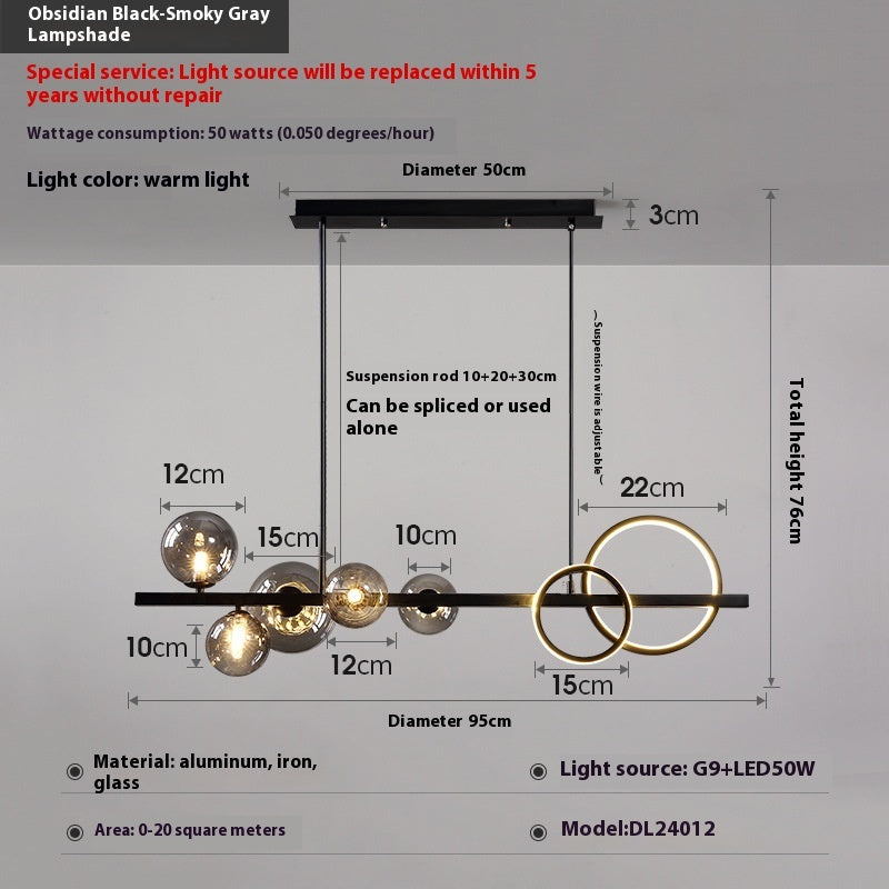 Dining-room Lamp Modern Minimalist Led Chandelier