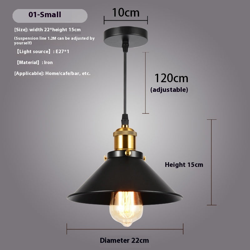 Retro Industrial Style Restaurant Chandelier Creative Simple