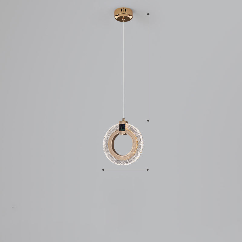 Zinc Alloy Acrylic LED Pendant Light - Minimalist