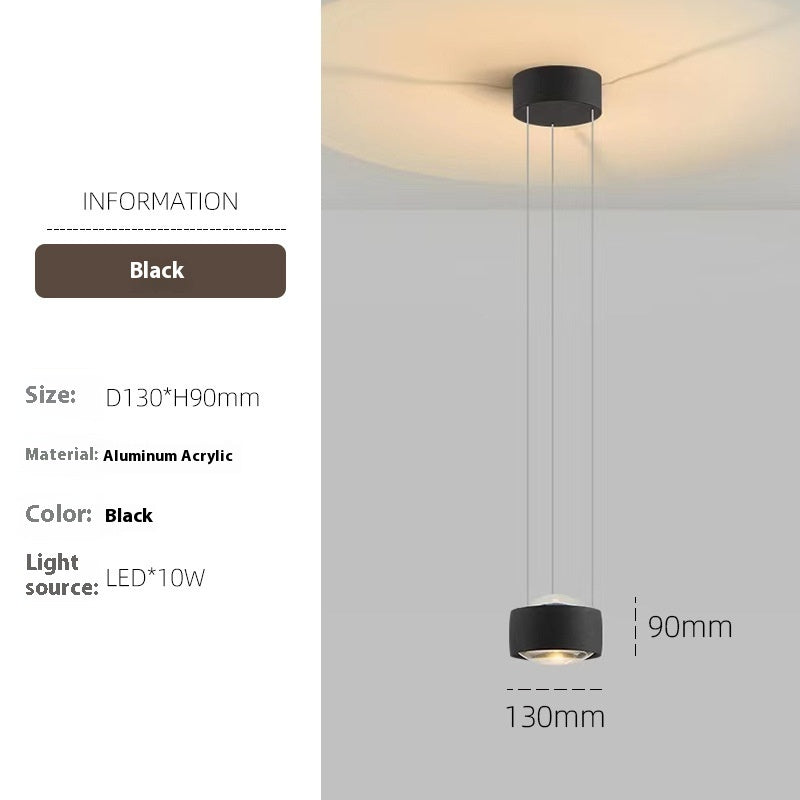 Nordic Modern Ball Hanging Line Lamp Simple