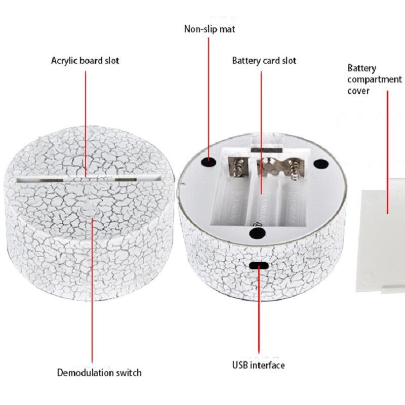 Clock Base Table Lamp Russian Doll National Atmosphere Festival Light Bright Base Nightligh Christmas Decor Visual Light Lamp