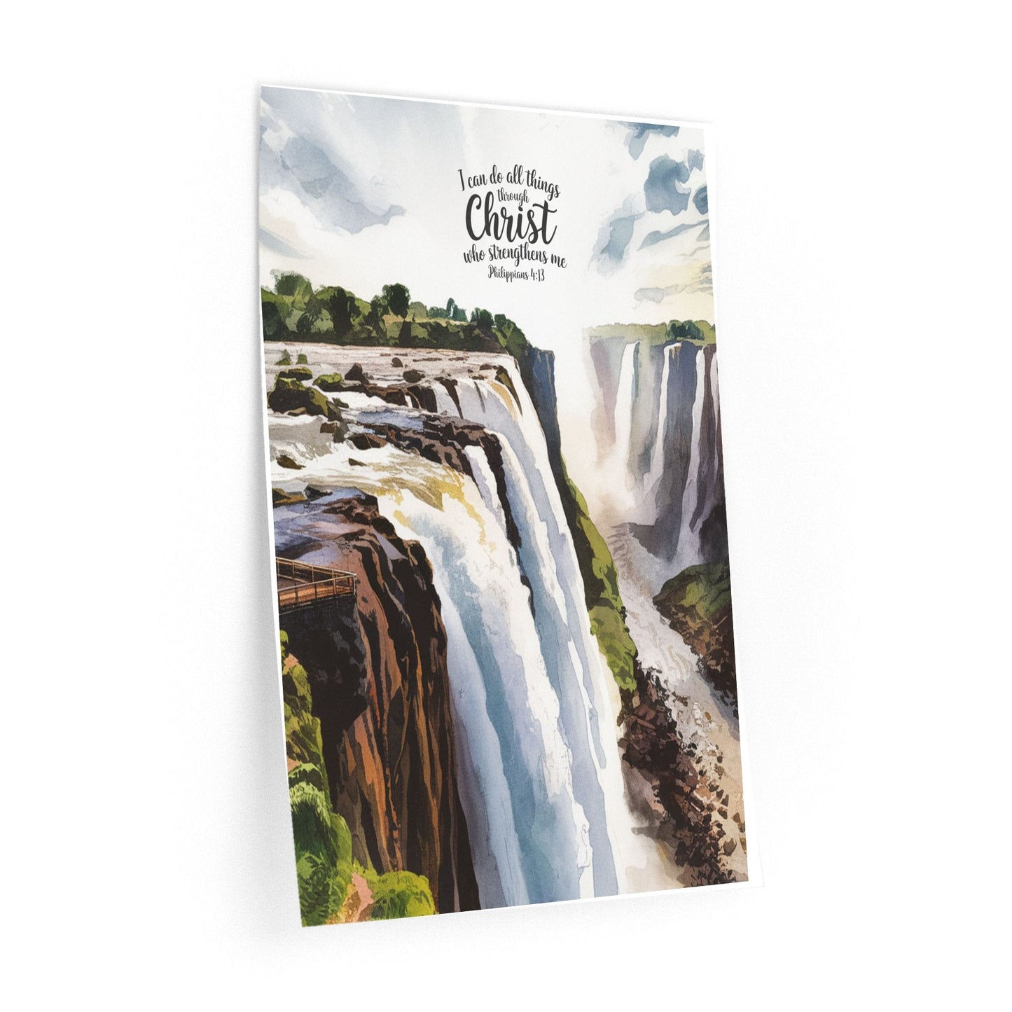 Wall Decor Giclee Poster Art Print - i can do All Things Inspirational