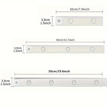 Smart MotionSensing LED Light USB Rechargeable Dimmable Wireless