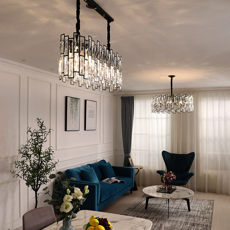 Modern Minimalist New Living Room Crystal Chandelier