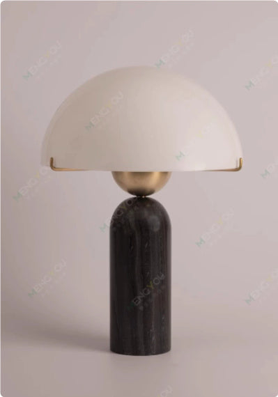 Retro Cloud Cave Stone Table Lamp Glass Living Room Study Bedside Lamp