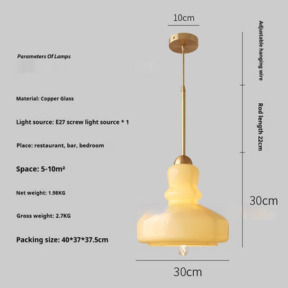 Color Gourd Small Droplight French Bedroom Hotel Bar Decoration Lamps