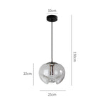 Modern Glass LED Pendant Chandelier