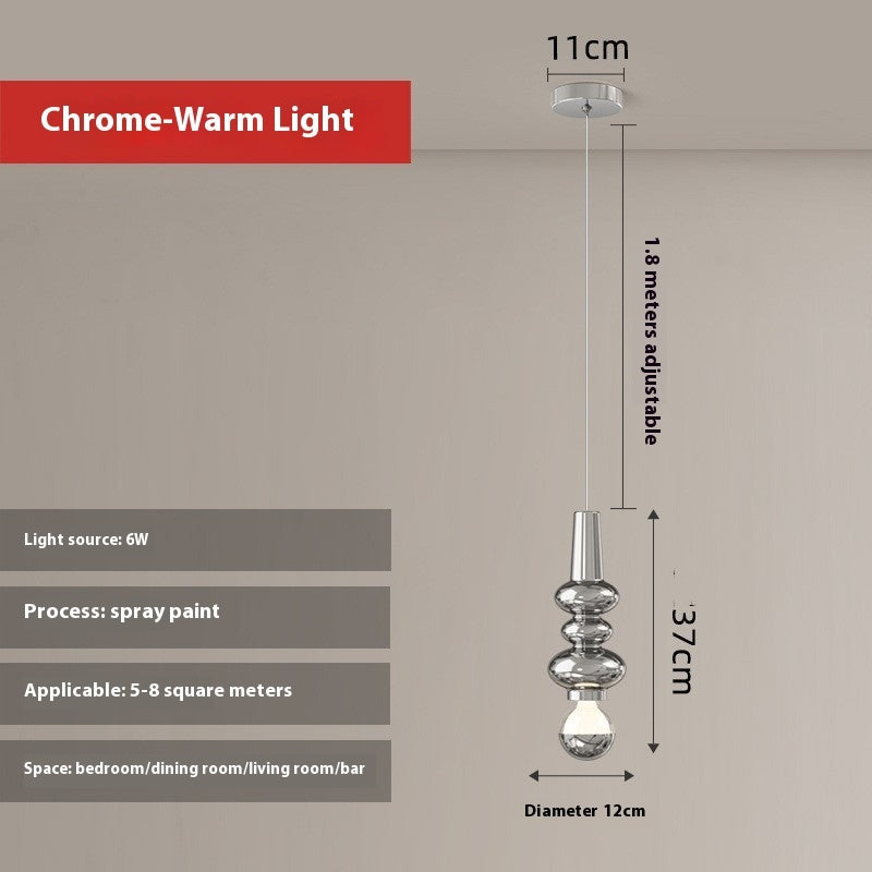 French Cream Style Bedroom Bedside Chandelier