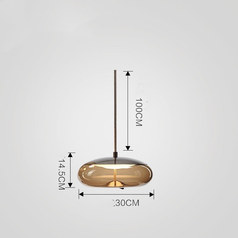 Nordic Glass Pendant Chandelier Single Head