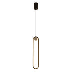 Nordic Minimalist Oval Aluminum Pendant Light