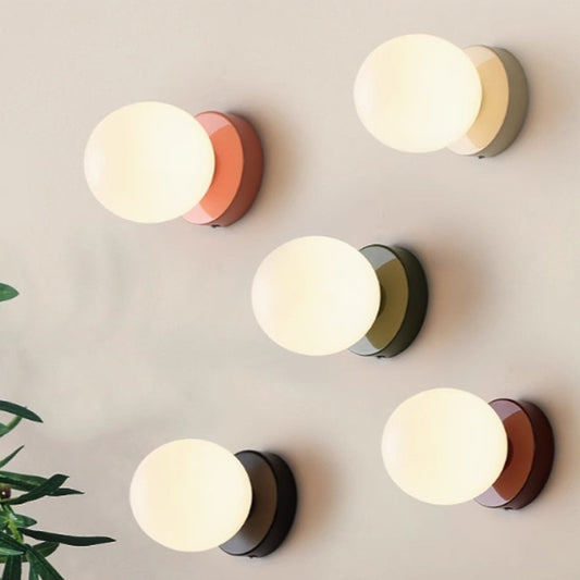 Nordic Modern Simple Glass Ball Wall Lamp