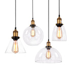 Lámpara Colgante de Techo Nórdica Minimalista de Cristal
