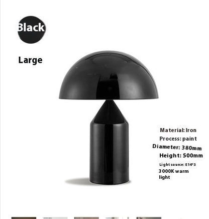 Hardware Mushroom-shaped Haircut Table Creative Bedside Lamp