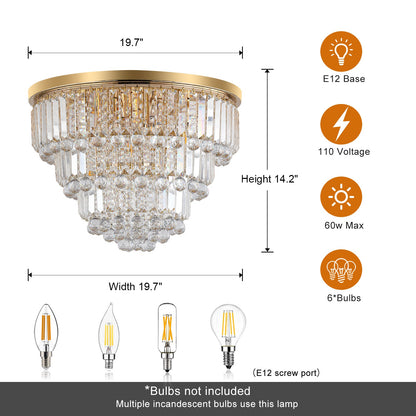 Gold luxury modern style crystal lights,large ceiling