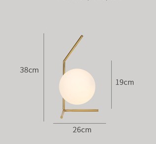 Intrinsic Color Of Copper Bedroom Bedside Creative Simple Table Lamp