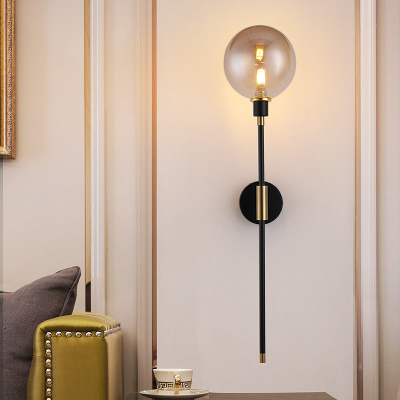 Modern Glass Wall Lamp Nordic Corridor Light